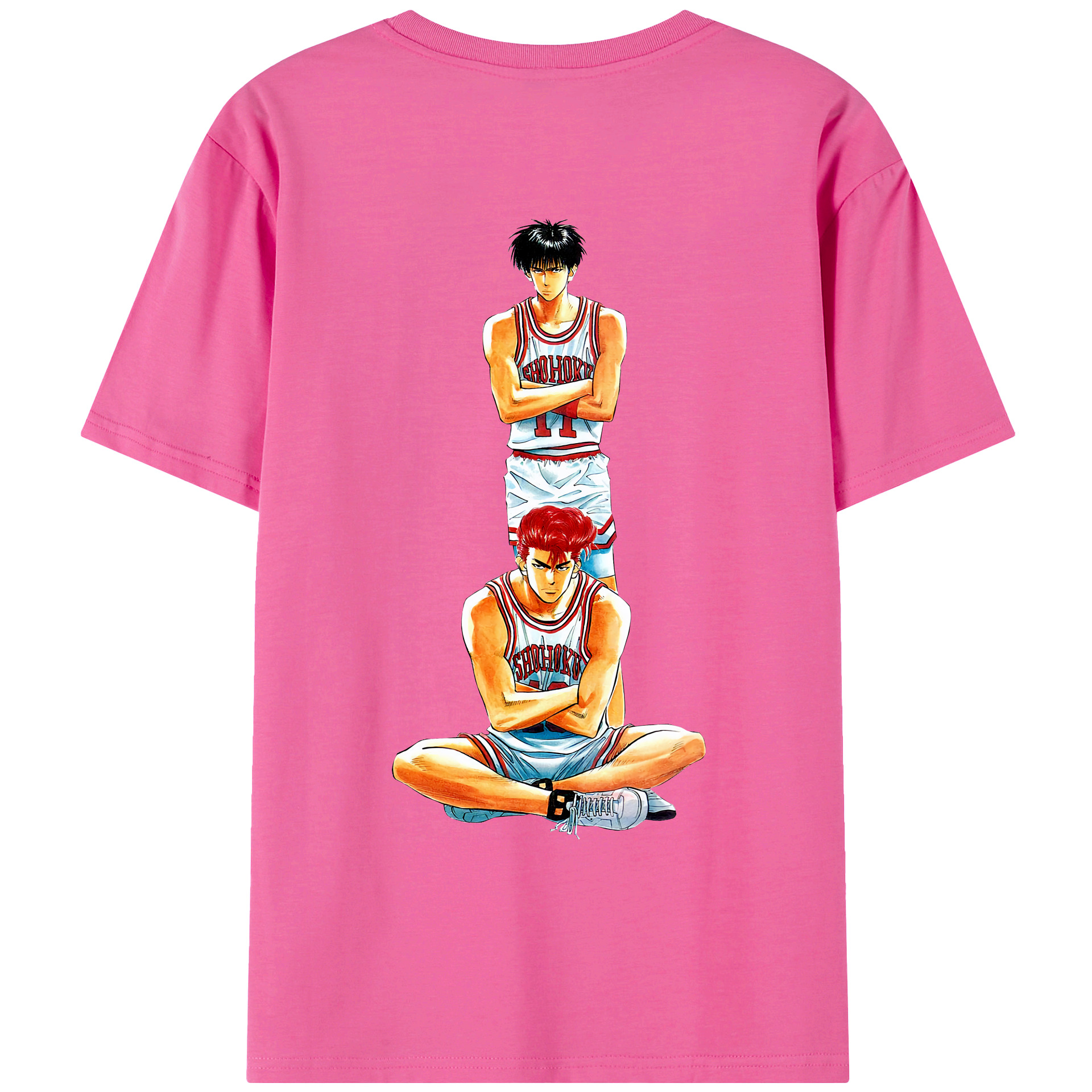 SLAM DUNK／スラムダンク レディース半袖Tシャツ(バックプリント)